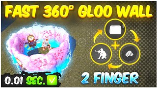 Super Fast 360 Degree Gloo Wall Trick 2 Finger 🔥| Fastest 360° Gloo Wall Settings |-Garena Free Fire screenshot 3