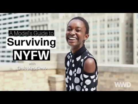 A Model's Guide to Surviving NYFW with @nicoleatieno
