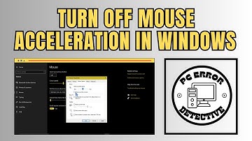How to Turn Off Mouse Acceleration in Windows 10
