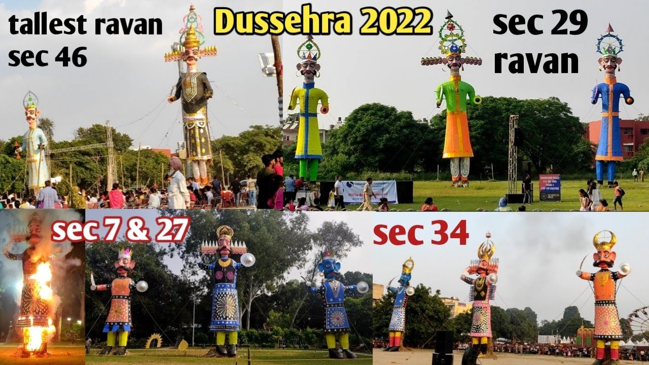 Dussehra 2022 Chandigarh | All ravan of chandigarh 2022 | Chandigarh all Dussehra mela 2022 | hindi