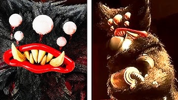 Project: Playtime - 3rd person VS 1st ALL JUMPSCARES (Comparison)