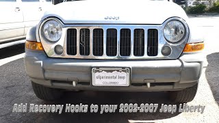 Install Recovery Hooks on your 20022007 Jeep Liberty KJ