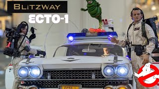 ECTO-1 Ghostbusters 1984 Blitzway 1/6 Scale Vehicle Unboxing Review 1959 Cadillac Masterpiece Series