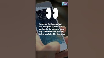 Urgent iOS Patch: Apple Addresses Newly Exploited Zero-Days
