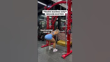 Smith machine only- GLUTES  #femalecoach #onlinecoachforwomen #glutes #glutesworking #smithmachine