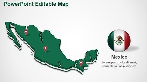 Mexico PowerPoint Map Slides - DigitalOfficePro #023M00