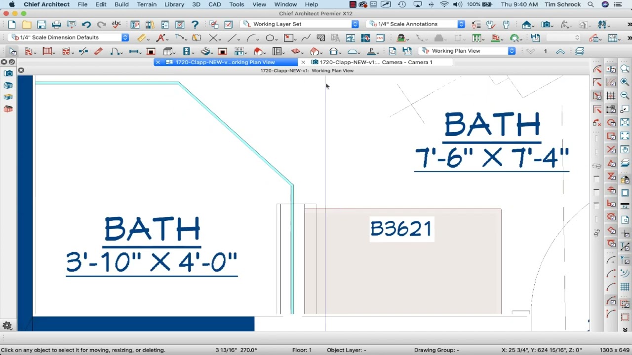 Taming the angled wall point connection | Chief Architect