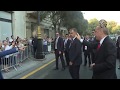 Erdoğan Azerbaycan'da makam arabasından indi ve sokaklarda yürüdü!