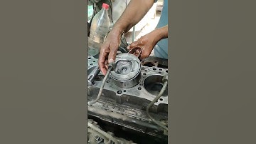 Expert Mechanic Engine Piston Fitting #shorts #engine #mechanic #skills #trending #viralshorts