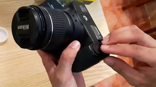 My new dslr Nikon D3400 Unboxing First Look & good Impressions