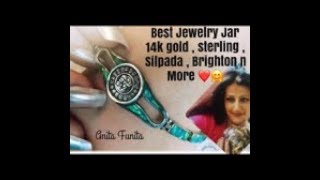 Best Goodwill Jewelry Jar Ever - 14K gold, 925 Sterling, Brighton ,Silpada and more Unicorn