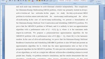 DUTY CYCLE AWARE MINIMUM ENERGY MULTICASTING IN WIRELESS SENSOR NETWORKS
