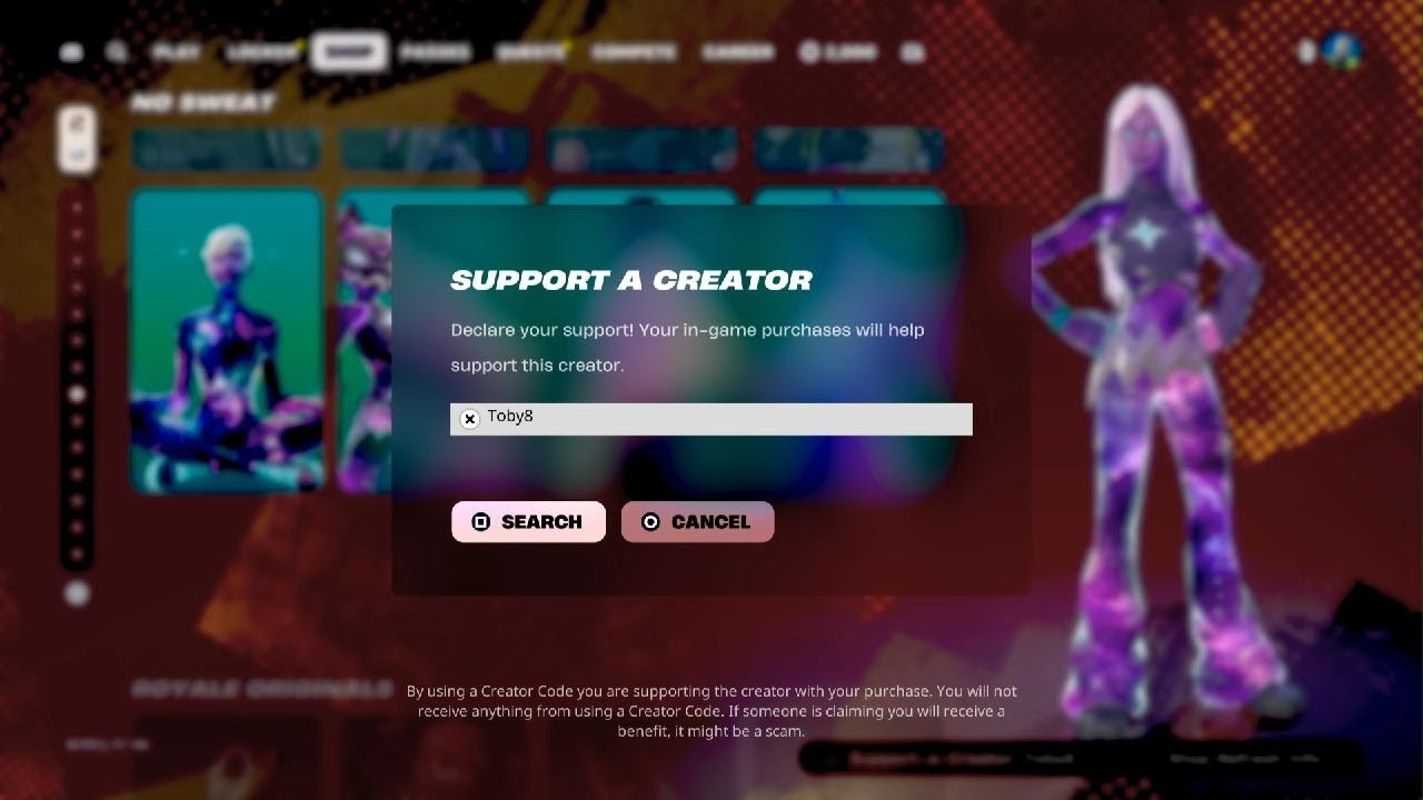 USE MY CREATOR CODE: Toby8 - YouTube
