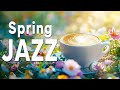 Moix de printemps du matin ensoleill avec du caf thr de musique jazz pour se dtendre