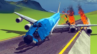 Realistic Airplane Destructions And Satisfying Shootdowns | Besiege