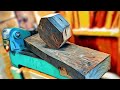 Woodturning a 100 Year Old Reclaimed Beam - Relaxing Edit