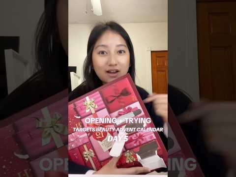 Opening And Trying Targets Beauty Advent Calendar Adventcalendar Targetfinds Beauty