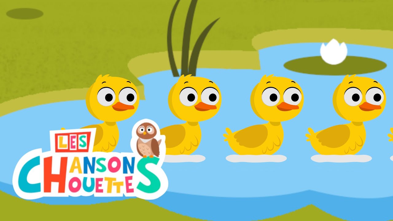 Cinq canetons - Le chansons chouettes