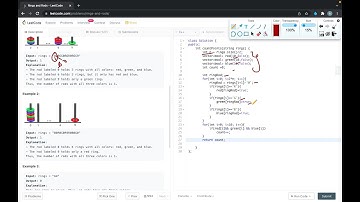 Rings and Rods | LeetCode 2103 | Cpp