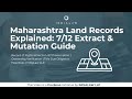 Maharashtra Land Records Explained