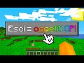 SE ESCI DA MINECRAFT DROPPI OGGETTI OP !