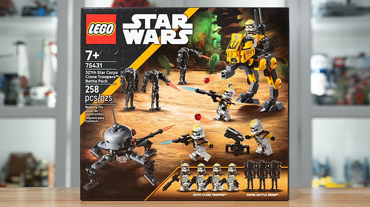 LEGO Star Wars 75431 327TH STAR CORPS CLONE TROOPERS BATTLE PACK Review! (2025)