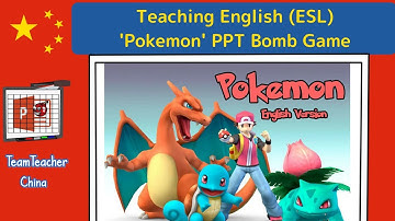 Pokemon PPT Game in IWB Class Lesson Plan | Classroom PPT Games