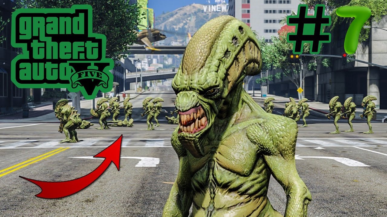 GTA V MODO HISTORIA: MICHAEL VE ALIENIGENAS EN TODOS LADOS !! #7