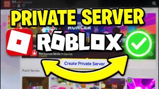 How To Make Private Server In Roblox
