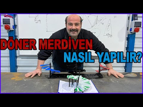 MERDİVEN YUVARLAK DÖNER MERDİVEN NASIL YAPILIR? HESABI #merdiven #merdivenliev #merdivennasılyapılır