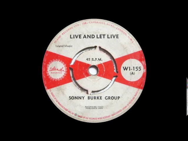 洋楽 SONNY BURKE GROUP - LIVE AND LET LIVE Sonny Burke Group - Live And Let Live - YouTube