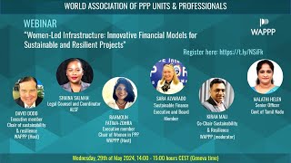 “WOMEN-LED INFRASTRUCTURE: INNOVATIVE FINANCIAL MODELS  FOR SUSTAINABLE AND RESILIENT PROJECTS”