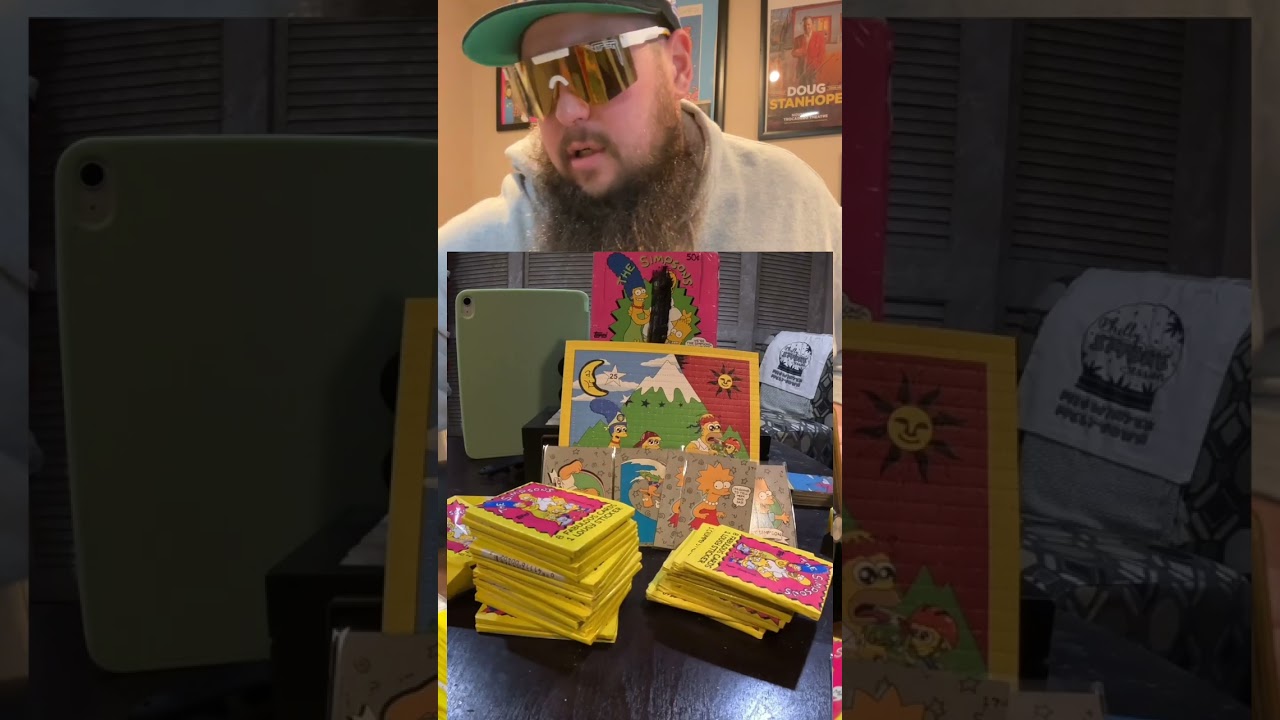 1990 Topps The Simpsons 30 Wax Pack Rip.