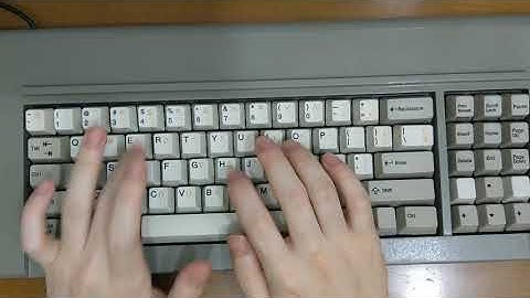 Brand new F77 keyboard with a vintage solenoid