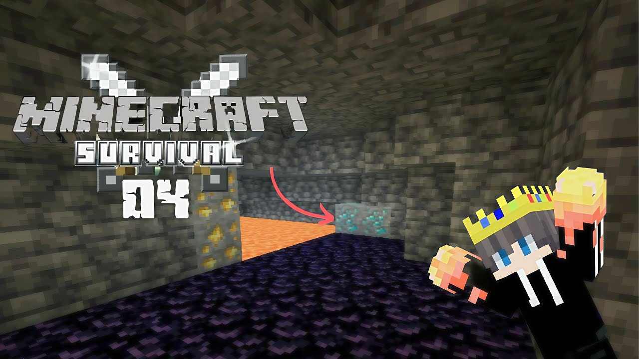 Exploring Dangerous Cave | Minecraft Survival Series Episode 4 - YouTube