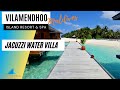 Vilamendhoo Jacuzzi Water Villa 2021 | Overwater bungalow with spa hot tub | Room visit Tour