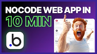 Watch me build a web app in 10 minutes without using code with Bubble.io [NoCode Web Apps] screenshot 5