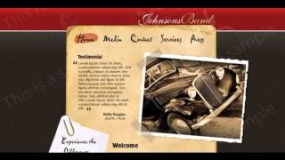 Preview Artist Portfolio Website 01 Creative - PSD Templates