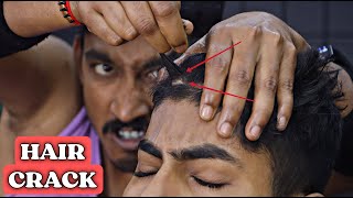 Hair Cracking | Skin Cracking | Neck Cracking | Most Intense Head Massage for Sleep | ASMR #anxiety screenshot 4