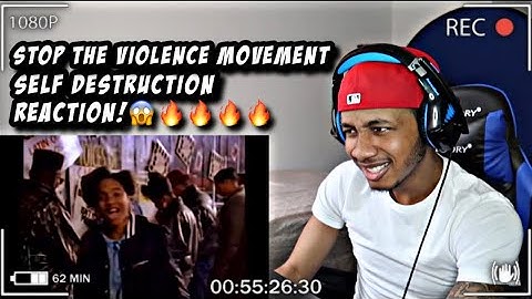 Stop the Violence Movement - Self Destruction | REACTION!! FIREEE!🔥🔥🔥