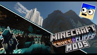 CAVES AND CLIFFS MODS ARE AWESOME! | Minecraft screenshot 2