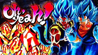 (Dokkan Battle) INSANE LUCK; 5 Year Anniversary LR Vegito & Gogeta Blue Summons!