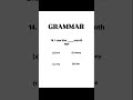 English Grammar practice 📝.#Grammar #mcq#smartstudy