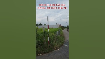 [MS 517] LÔ ĐẤT THỔ CƯ MT ĐƯỜNG ĐOÀN VĂN DIỆU MỸ LỘC, CẦN GIUỘC, LONG AN | #SHORTS