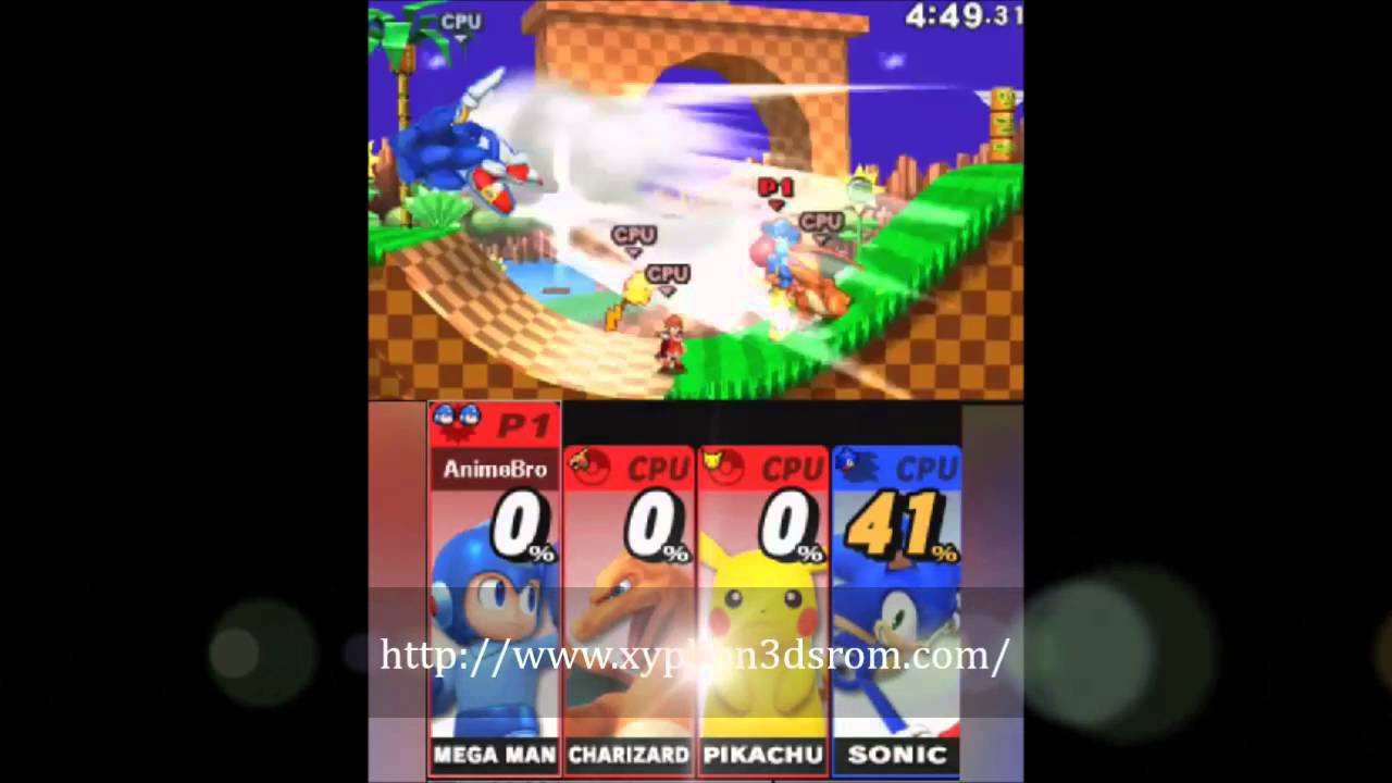 super smash bros 3ds rom download