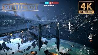 Star Wars Battlefront 2: Starfighter Gameplay (No Commentary) 4K VIDEO