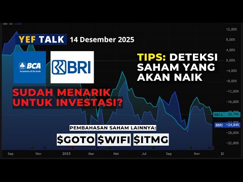 Analisa & Prediksi  saham $BBCA $BBRI YEFTalk edisi 14 Desember 2025