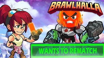 HE WANTED A REMATCH | BRAWLHALLA RANKED 1V1
