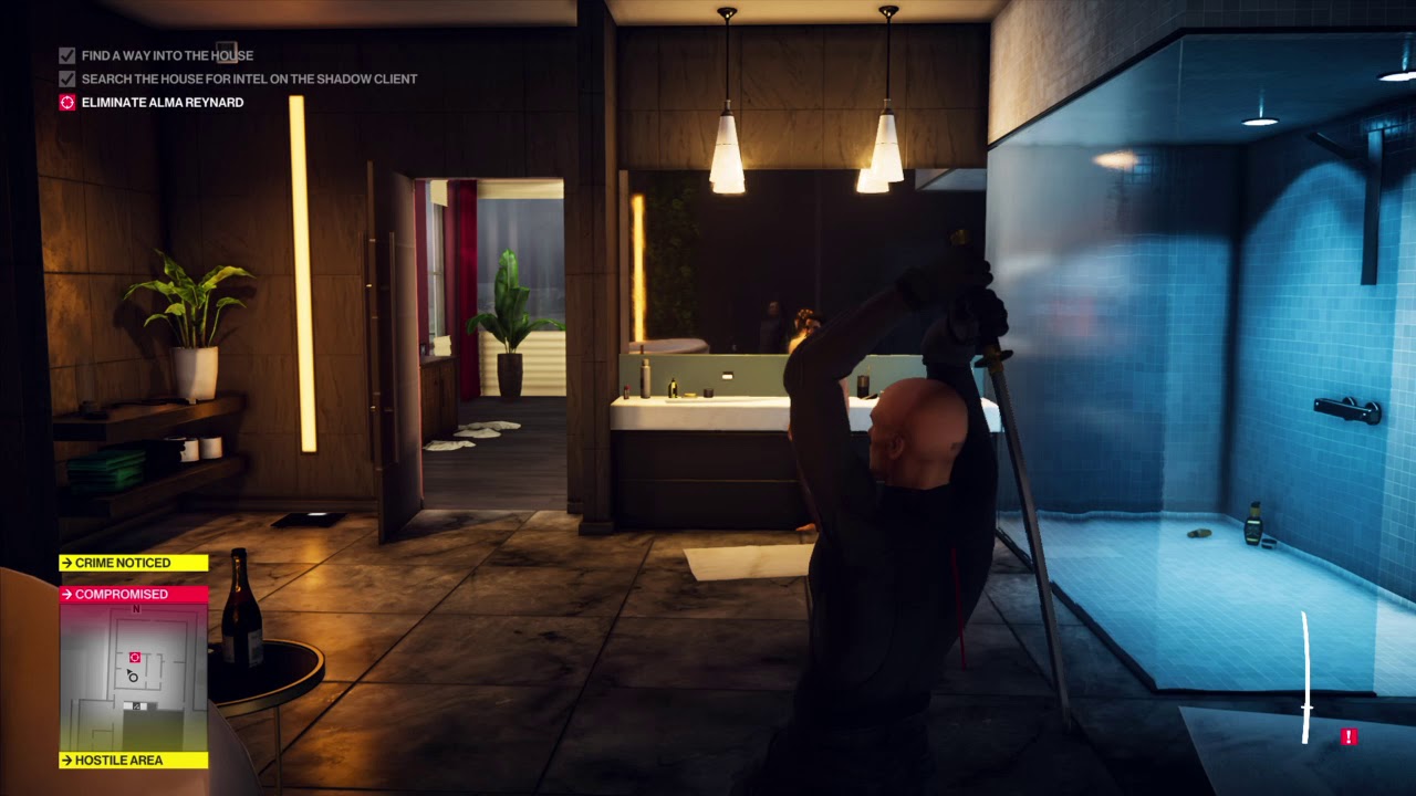 Mirrors are useful... HITMAN 2 YouTube