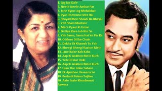 Top 20 Hits Duet  Of Lata Mangeshkar U0026 Kishore Kumar